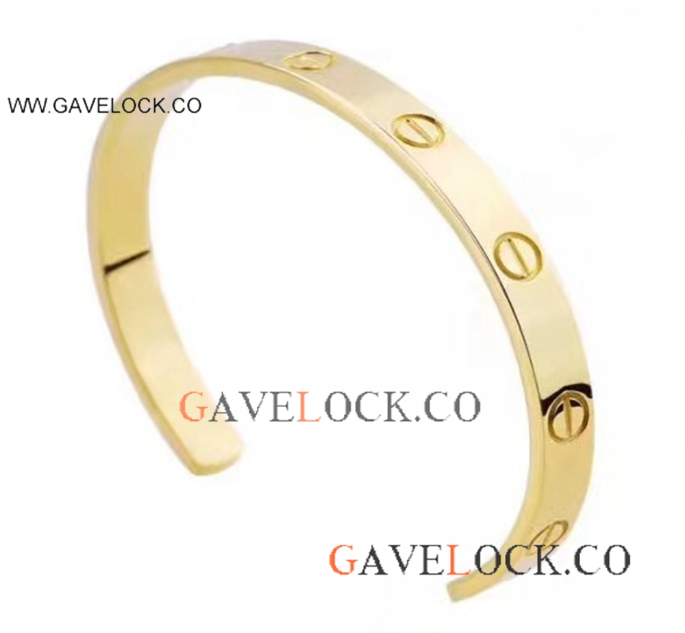 AAA Replica Cartier Love Bracelet Gold Open Bracelet